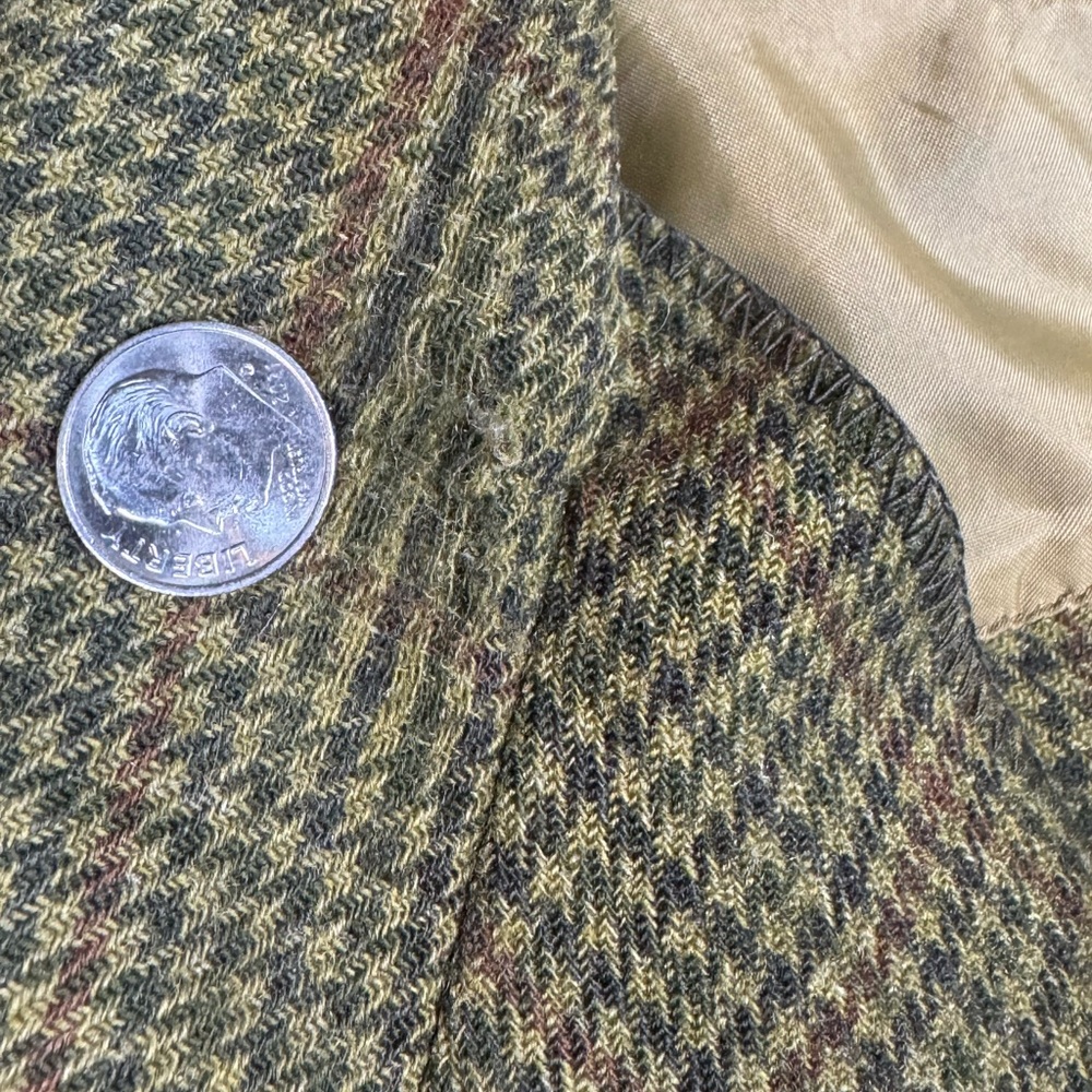 Vintage Pendleton Houndstooth Pattern Flannel XL - image 10